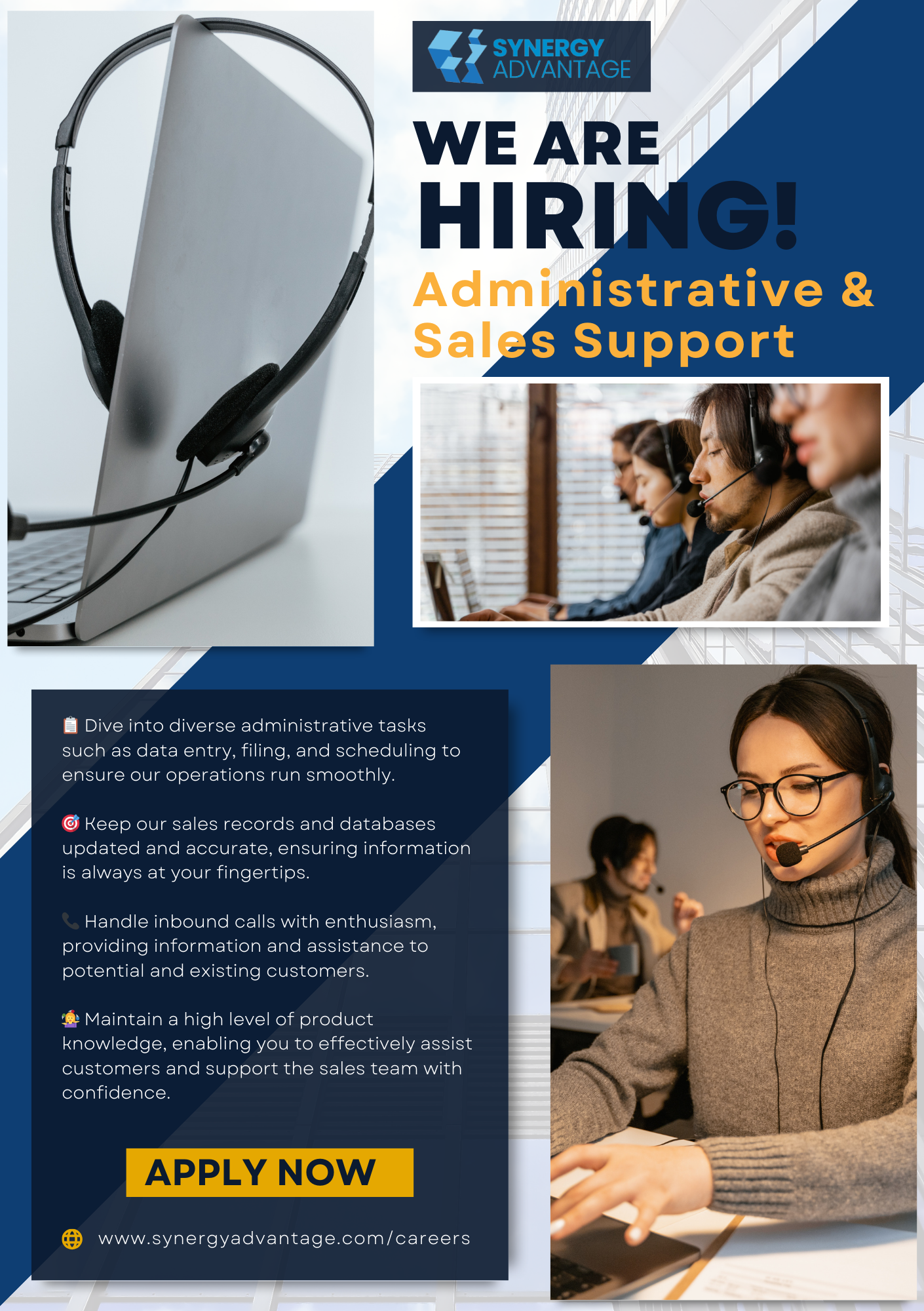 Administrative & Sales Support