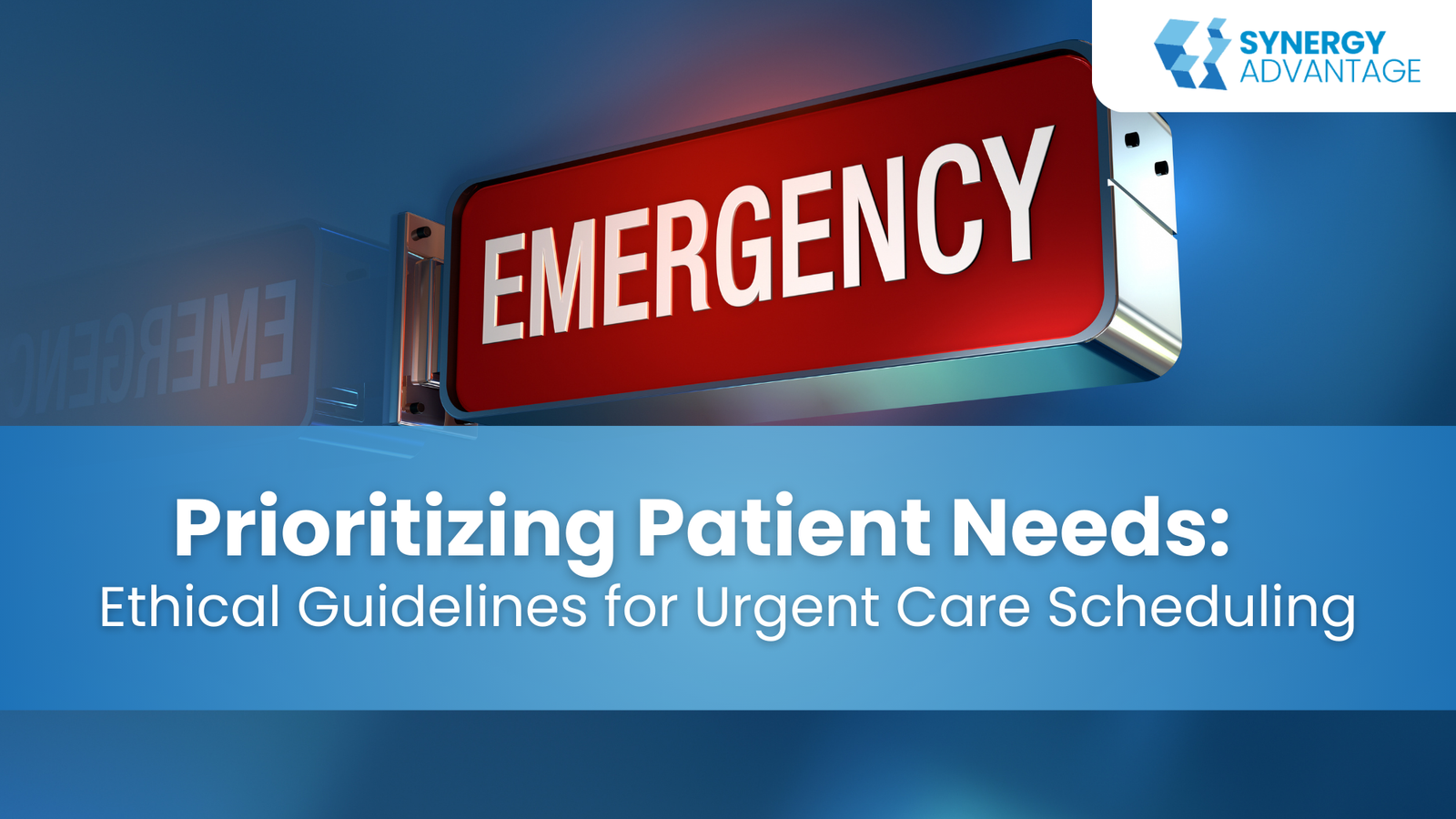 Prioritizing Patient Needs: Ethical Guidelines for Urgent Care Scheduling